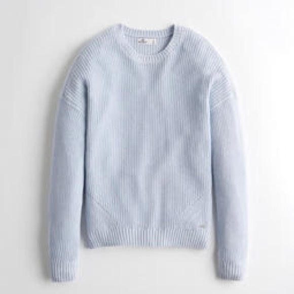 Hollister Baby Blue Knit Sweater XS - Picture 1 of 7